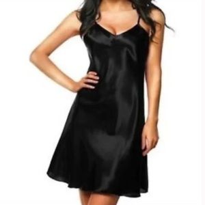 Rickie Freeman for Teri Jon Black Slip Dress - 12